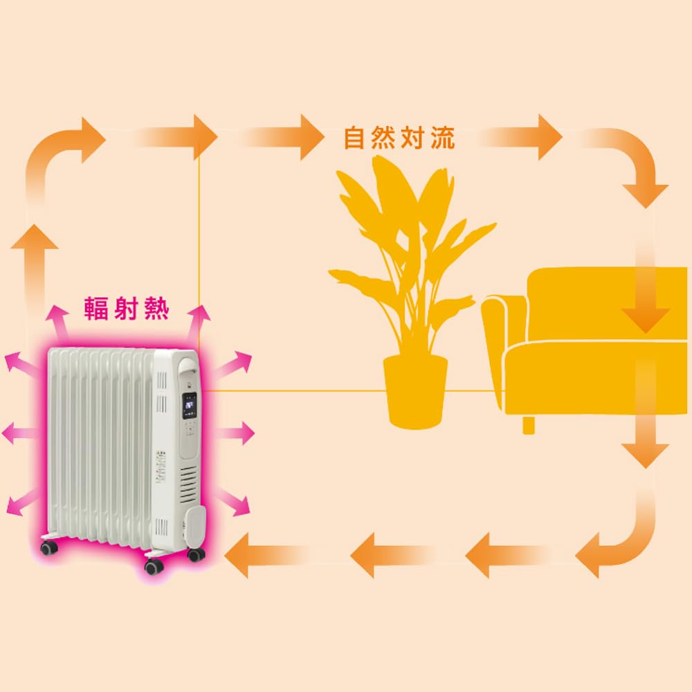 Amazon | DBK オイルヒーター 4畳～9畳 ハンガー付き DRC131